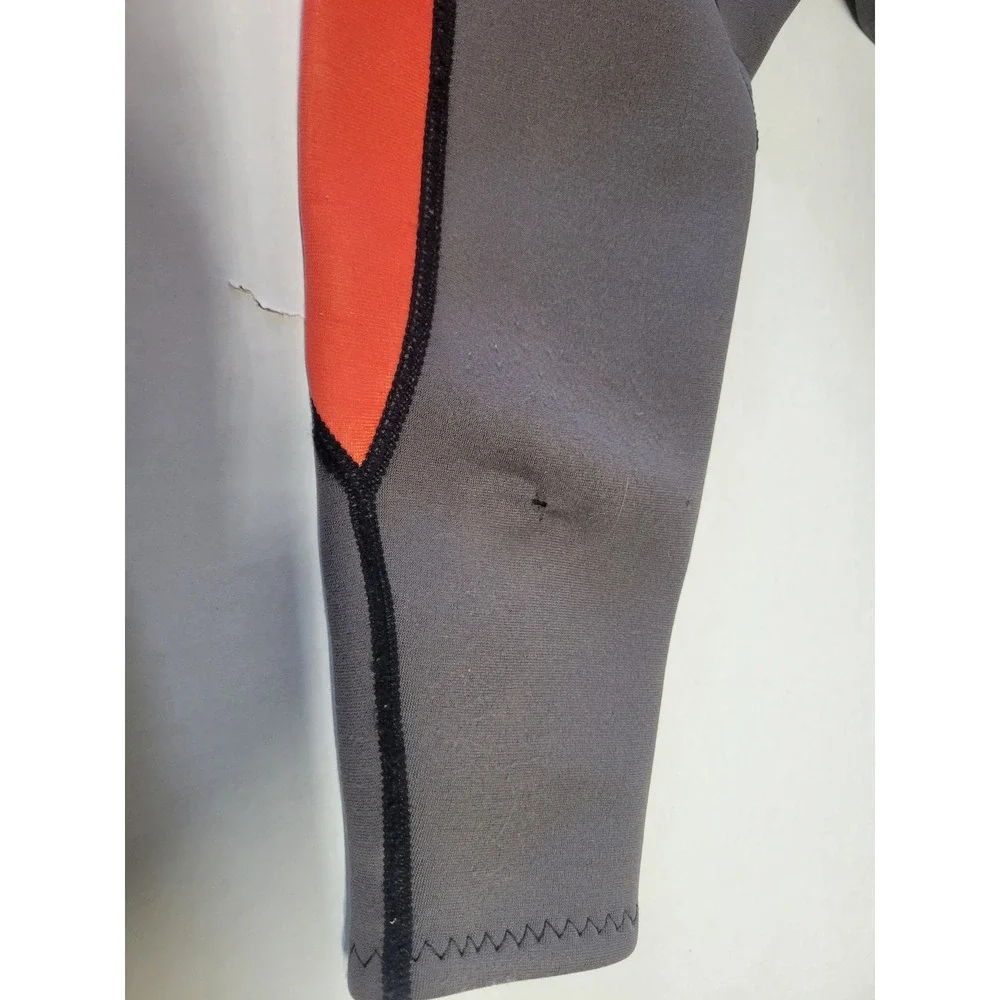 X-Manta Kids Full Body Wetsuit Grey Purple‎ Yellow Orange Neoprene Size S 100/54